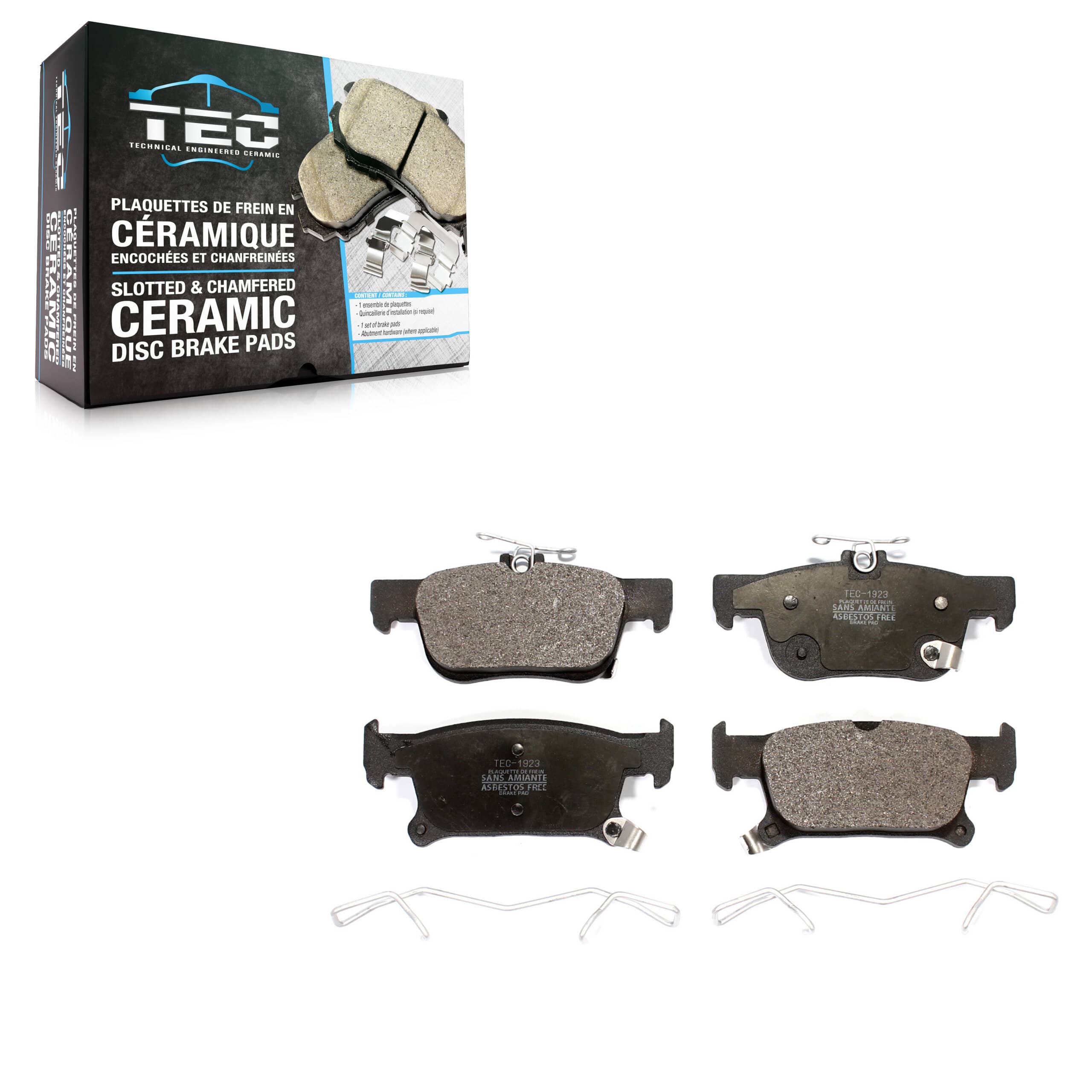 TEC - TEC-1923 - Rear Disc Brake Pad