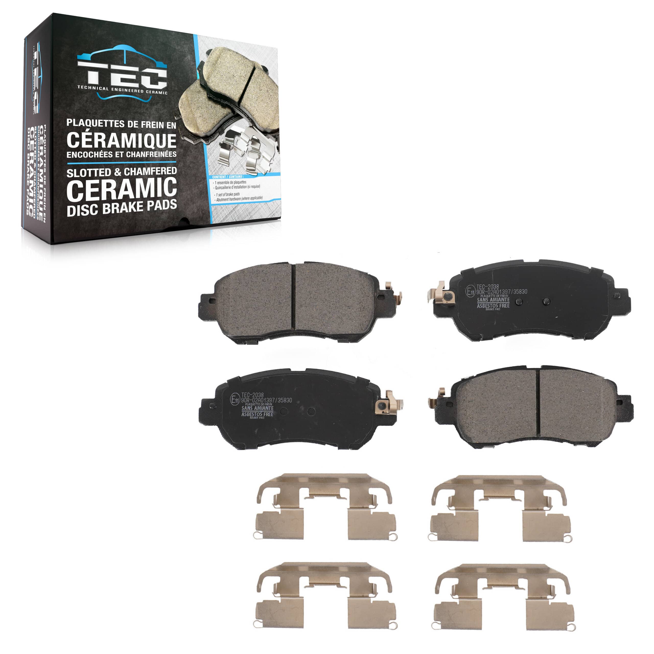 TEC - TEC-2038 - Front Disc Brake Pad