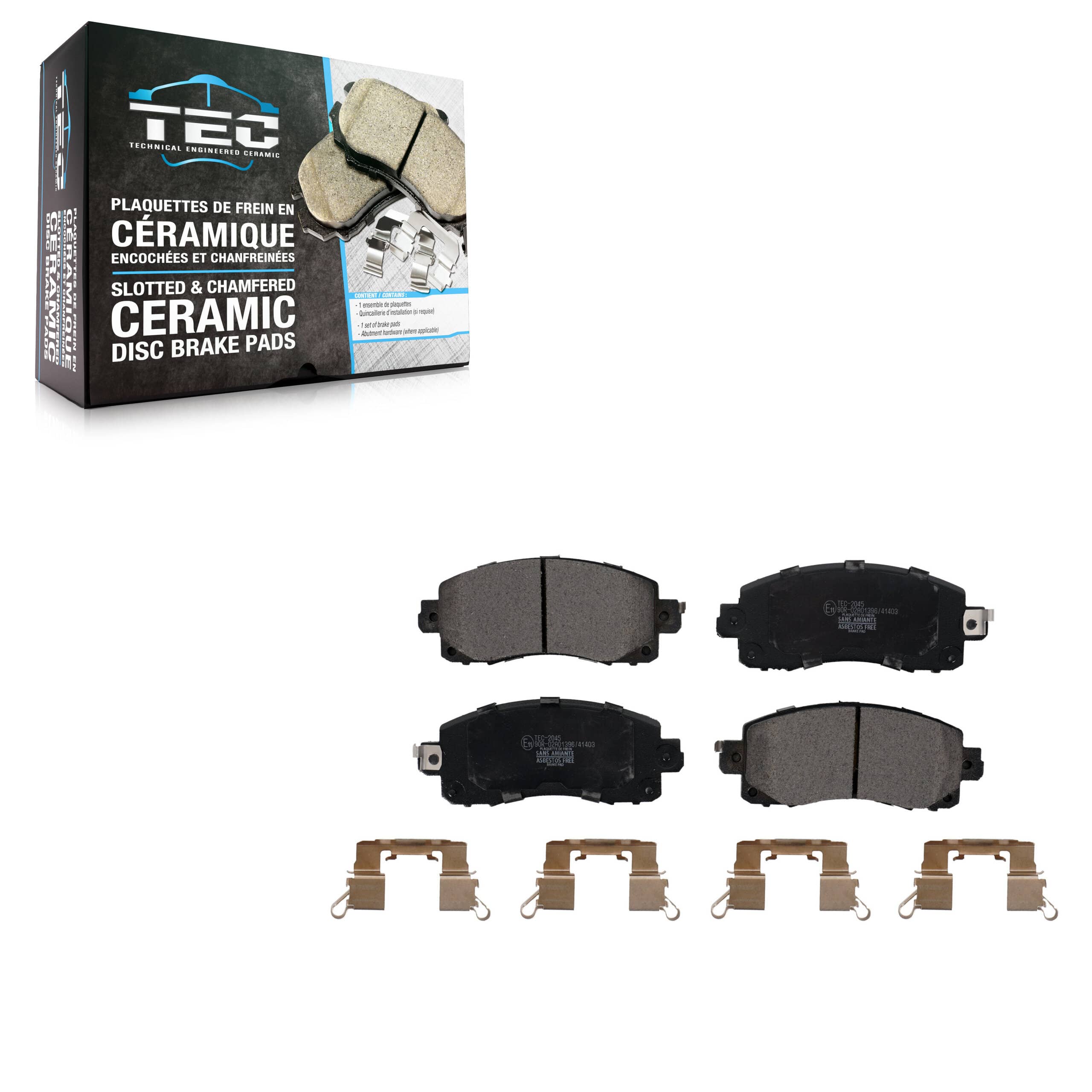TEC - TEC-2045 - Front Disc Brake Pad