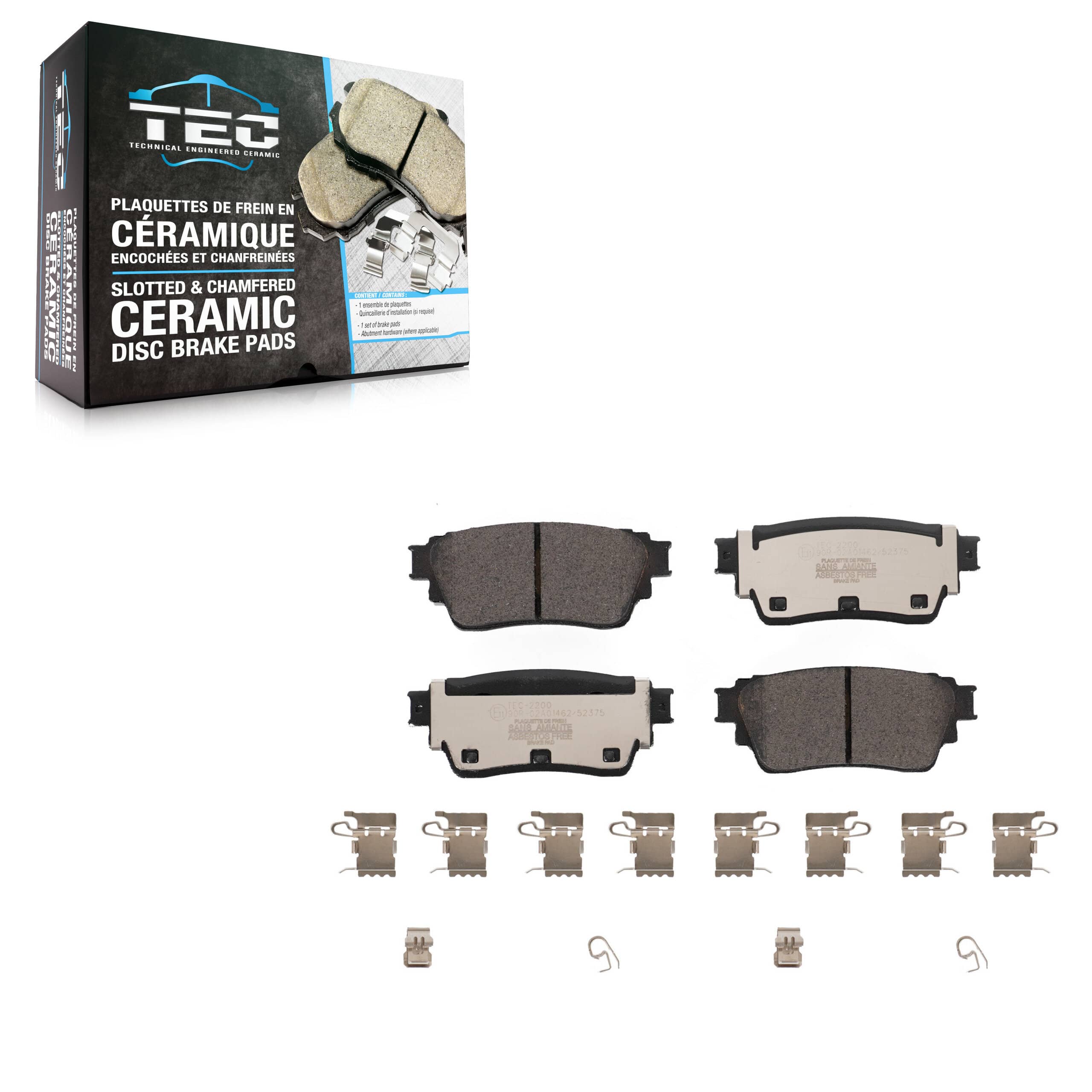 TEC - TEC-2200 - Rear Disc Brake Pad