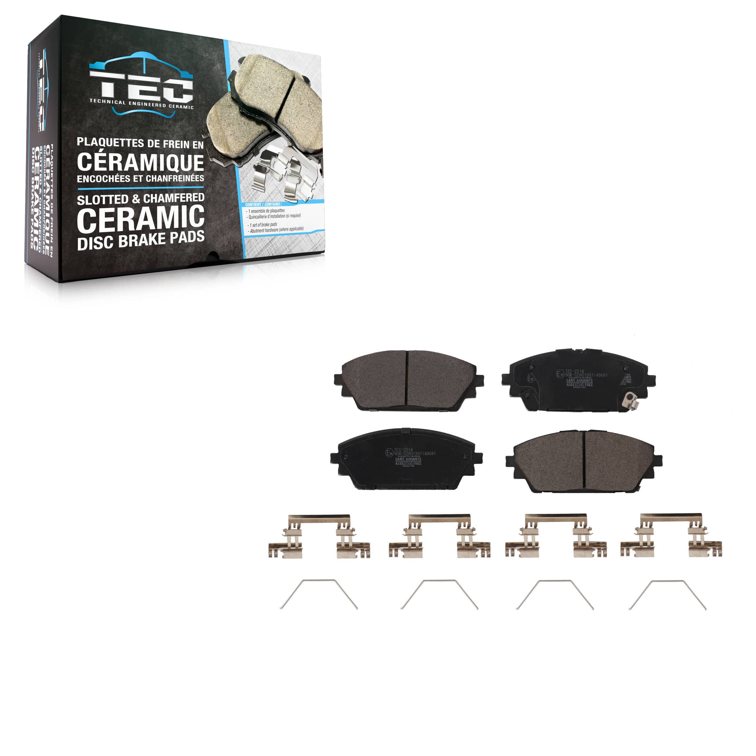 TEC - TEC-2218 - Front Disc Brake Pad