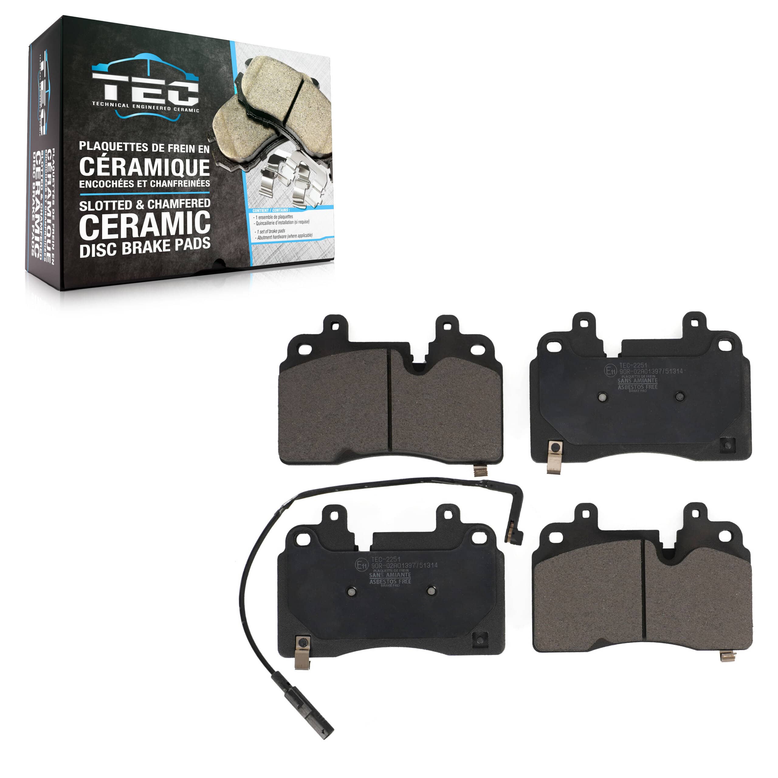 TEC - TEC-2251 - Front Disc Brake Pad