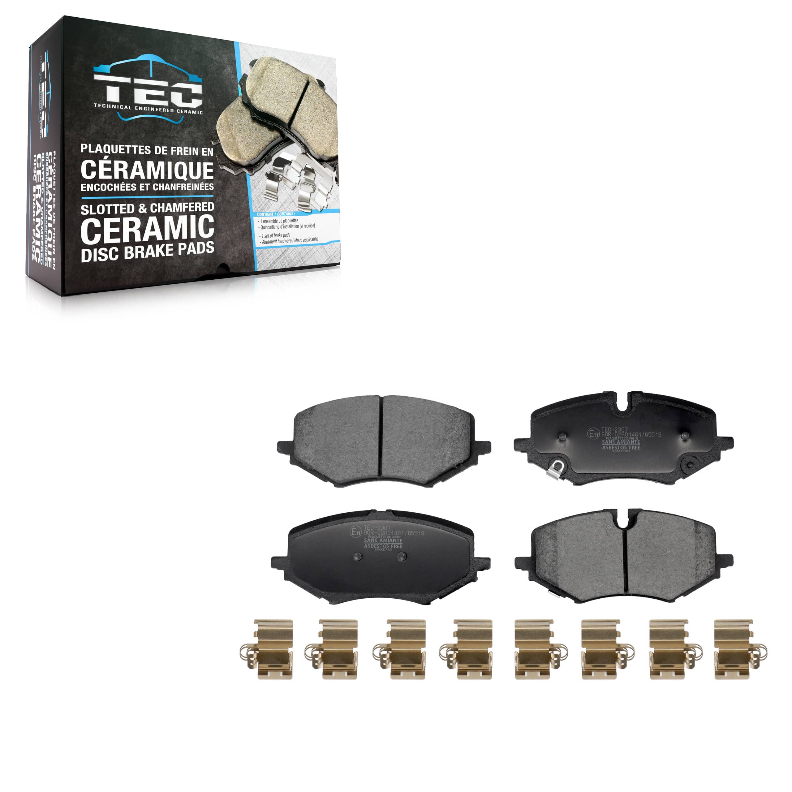 TEC - TEC-2307 - Front Disc Brake Pad