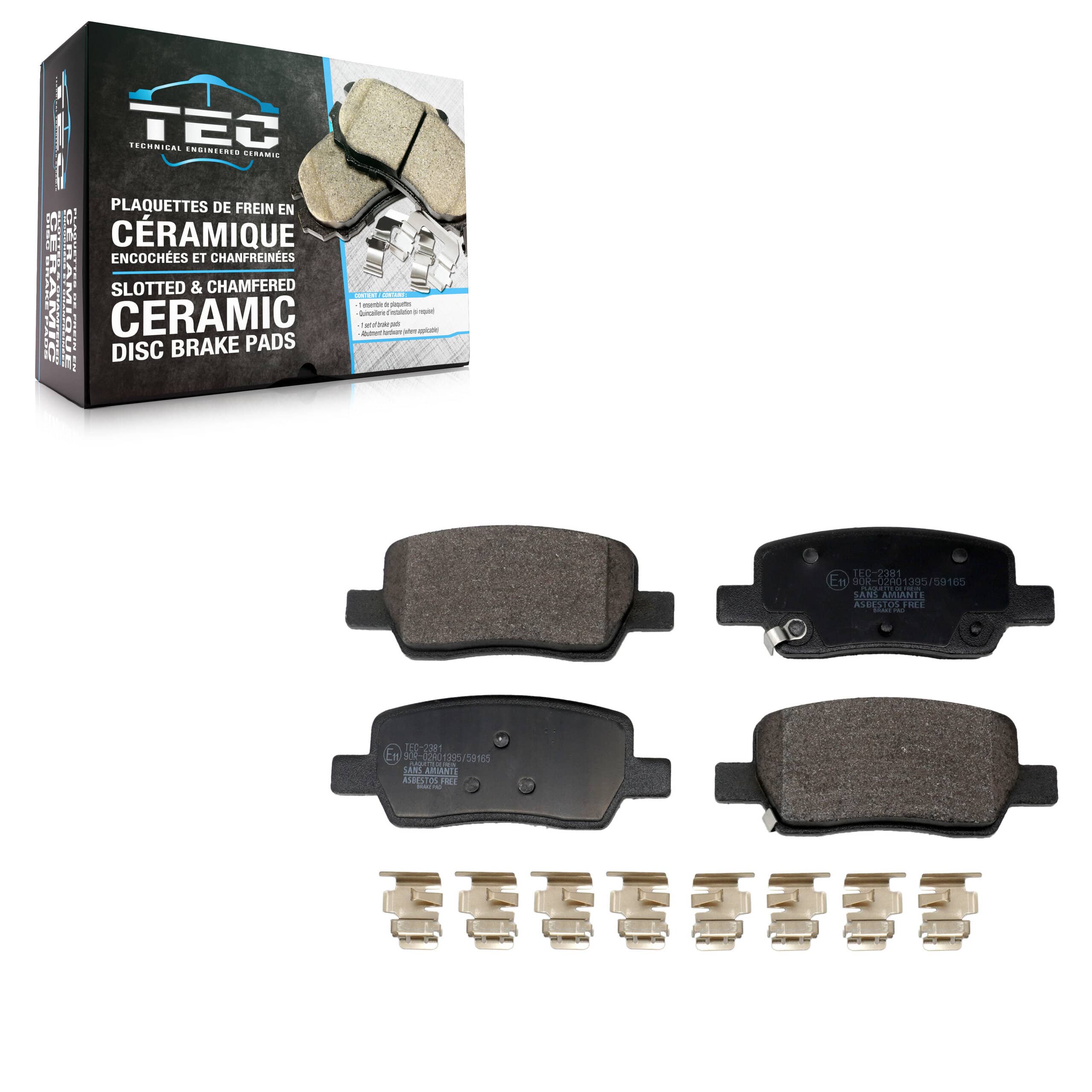 TEC - TEC-2381 - Rear Disc Brake Pad