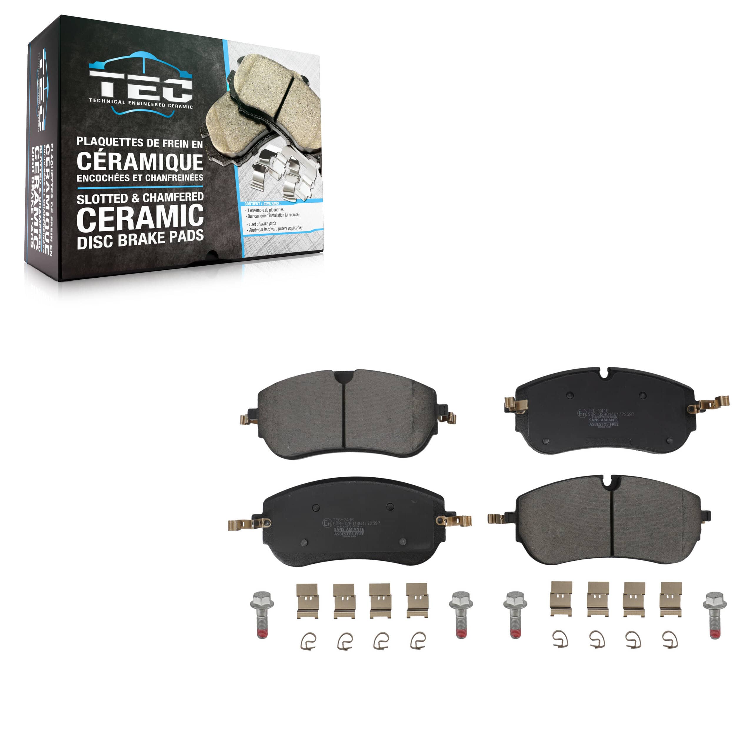 TEC - TEC-2416 - Front Disc Brake Pad