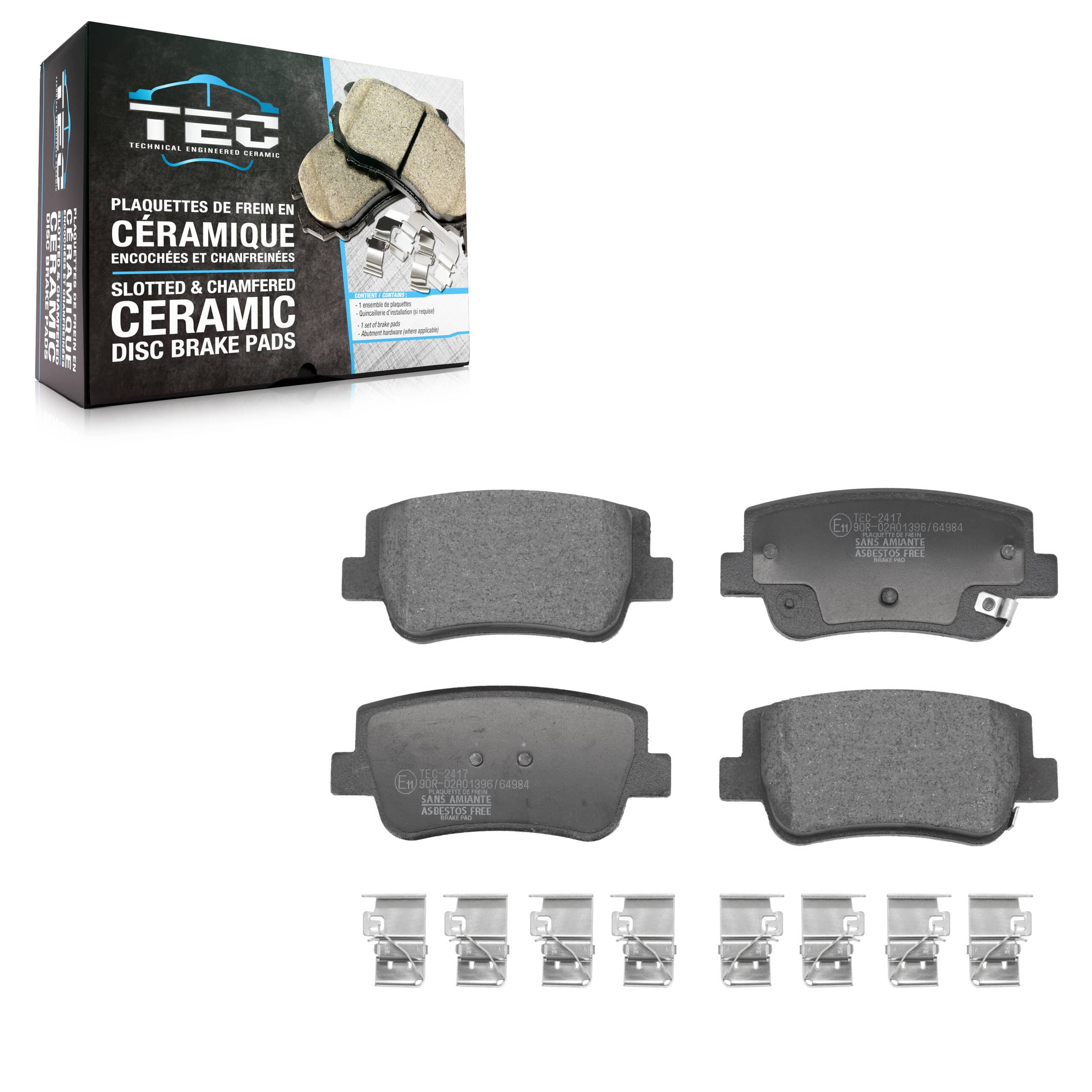 TEC - TEC-2417 - Rear Disc Brake Pad