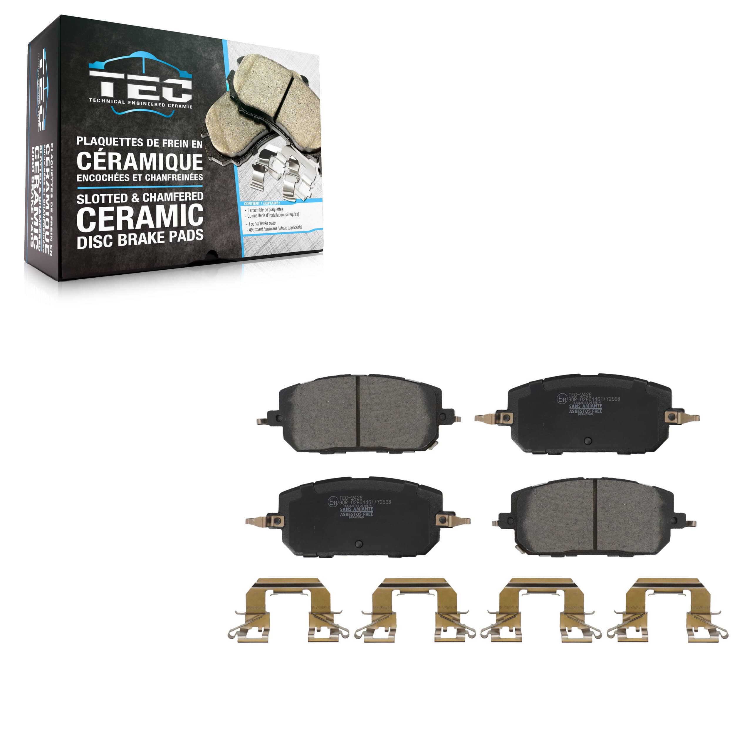 TEC - TEC-2426 - Front Disc Brake Pad